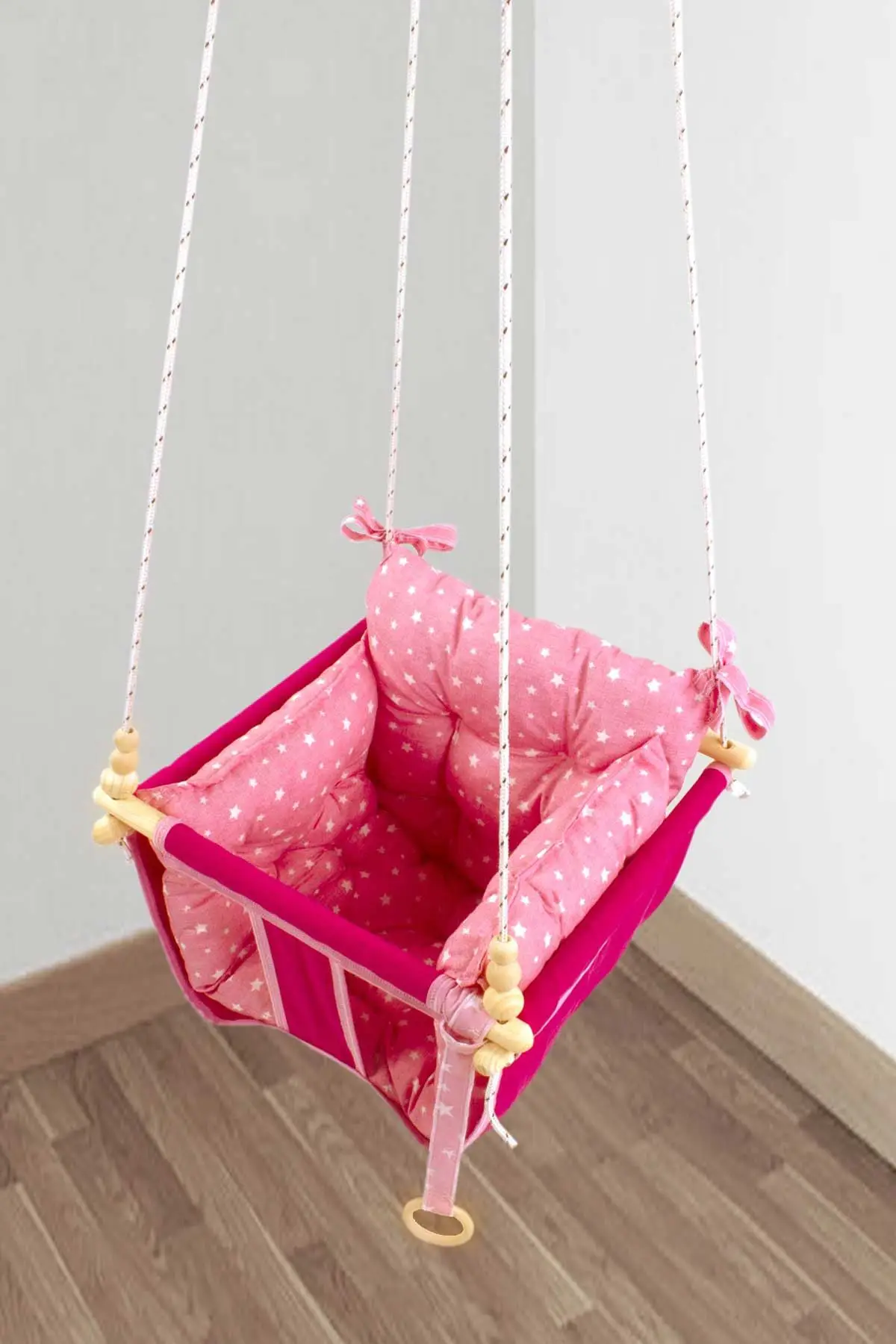 Розовый безопасное вспомогательное устройство для игрушка кресло качалка