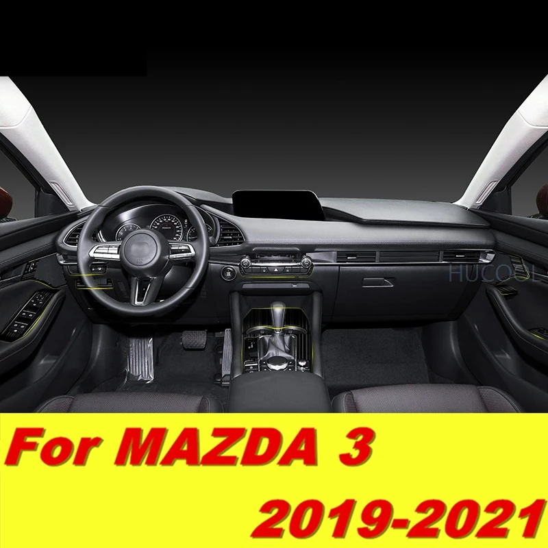 Для Mazda 3 2019 2020 2021 центральный блок управления рамка декоративная заплатка