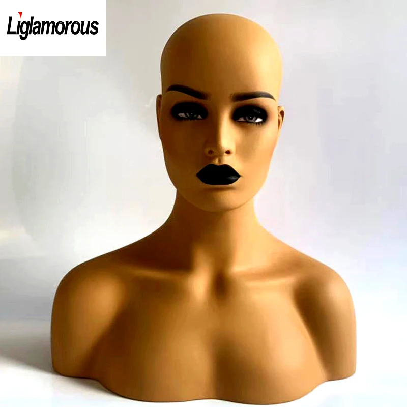 США Высокое качество реалистичный манекен женщина голова витрина из