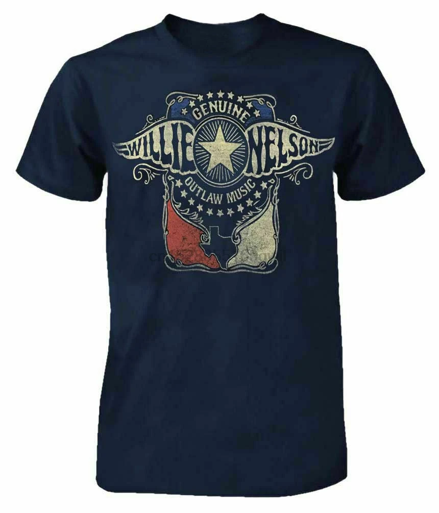 Willie Nelson Outlaw музыкальная футболка рок-н-ролл группы Черная Мужская Женская S-5XL |