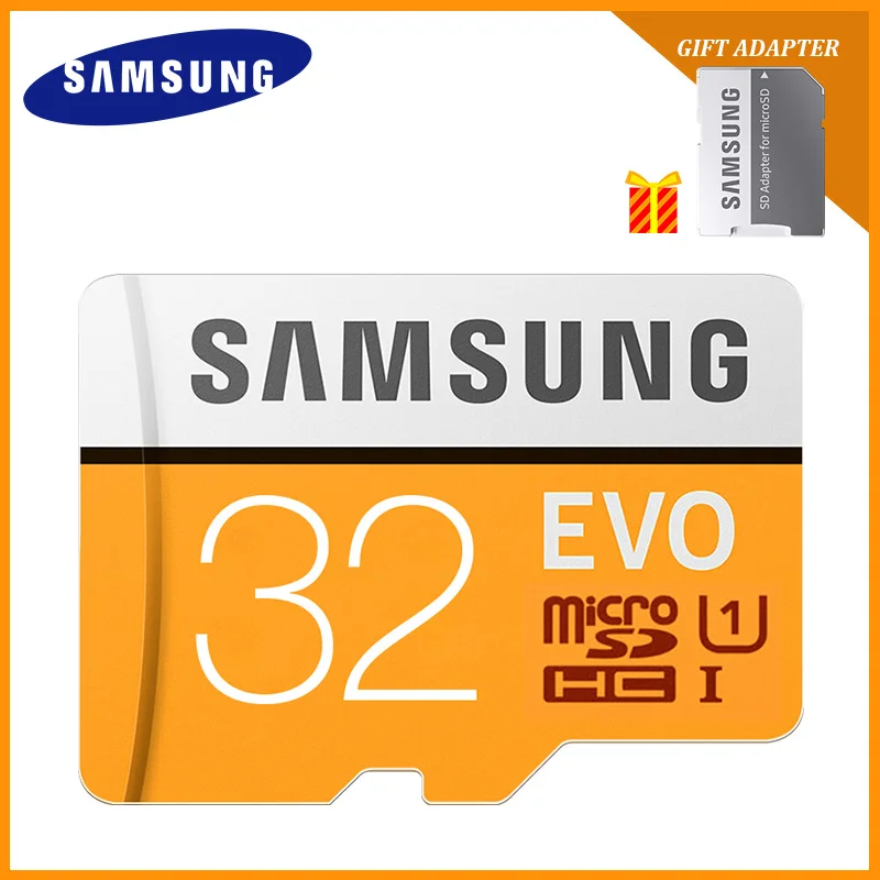 32GB EVO Карта памяти samsung EVO UHS-3, 256 ГБ, 128 ГБ, 64 ГБ, U3, Micro SD карта, 32 ГБ, U1, C10, флеш-карта TF, карта памяти Microsd, высокая скорость для 4K - Емкость: 32GB EVO