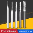 UCHEER 3,17546 мм карбидный вольфрамовый ПП Кукуруза зубчатый Резак концевые фрезы Фрезы для гравировального станка с ЧПУ