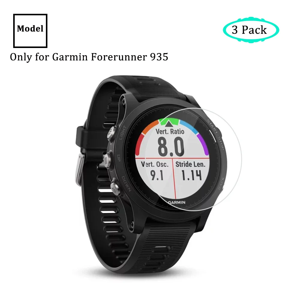 Ультратонкая твердость 9H ONGHSD 3 упаковки для Garmin Forerunner 935 защита экрана закаленное
