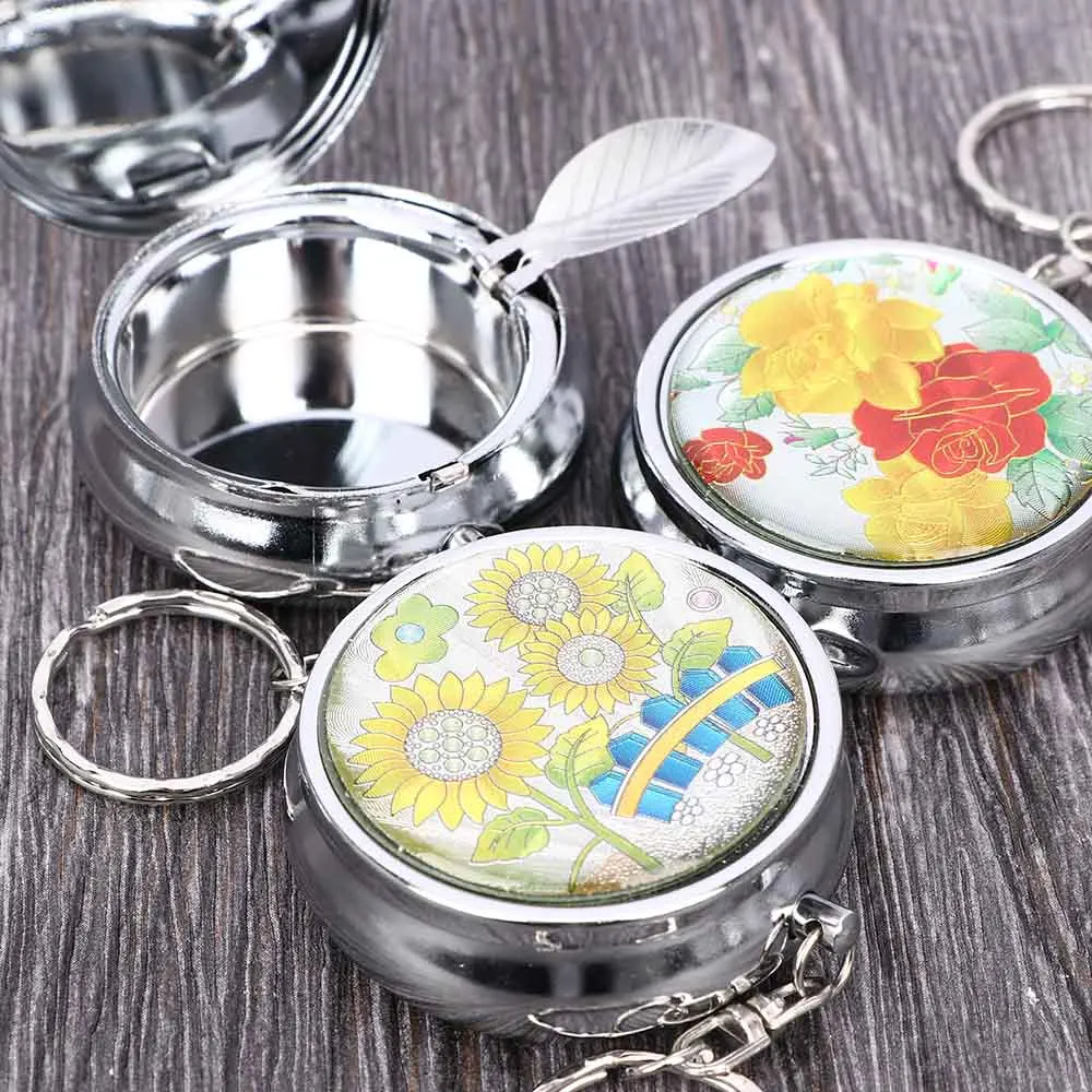 1 шт. разноцветная пепельница из нержавеющей стали|Пепельницы| |