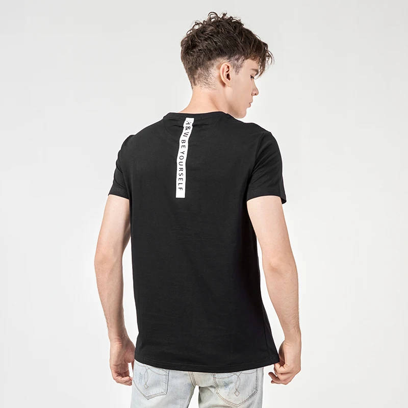 Футболка мужская с коротким рукавом 2020 хлопок надписью