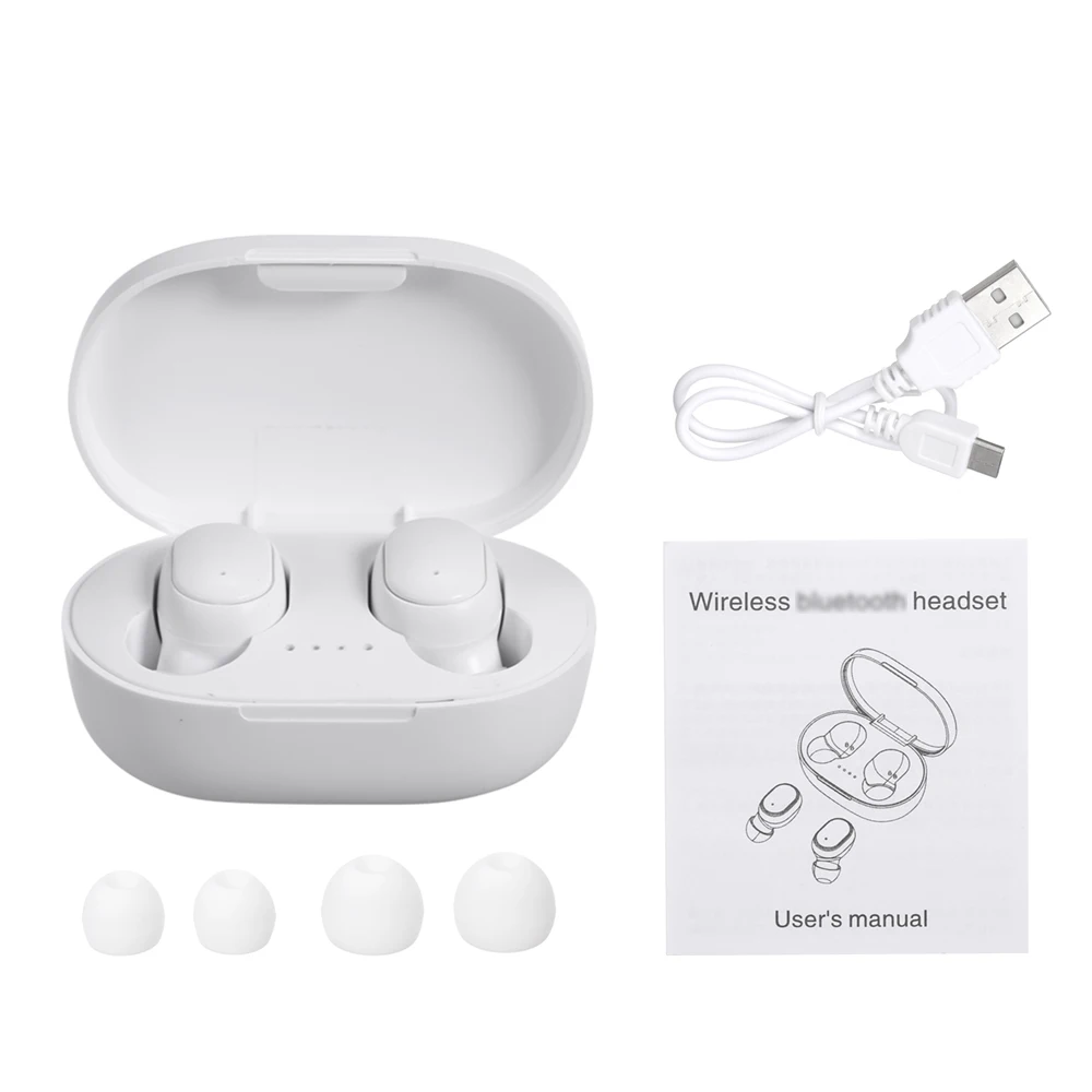 TWS беспроводные Bluetooth наушники для Redmi Airdots беспроводная гарнитура BT5.0 спортивные