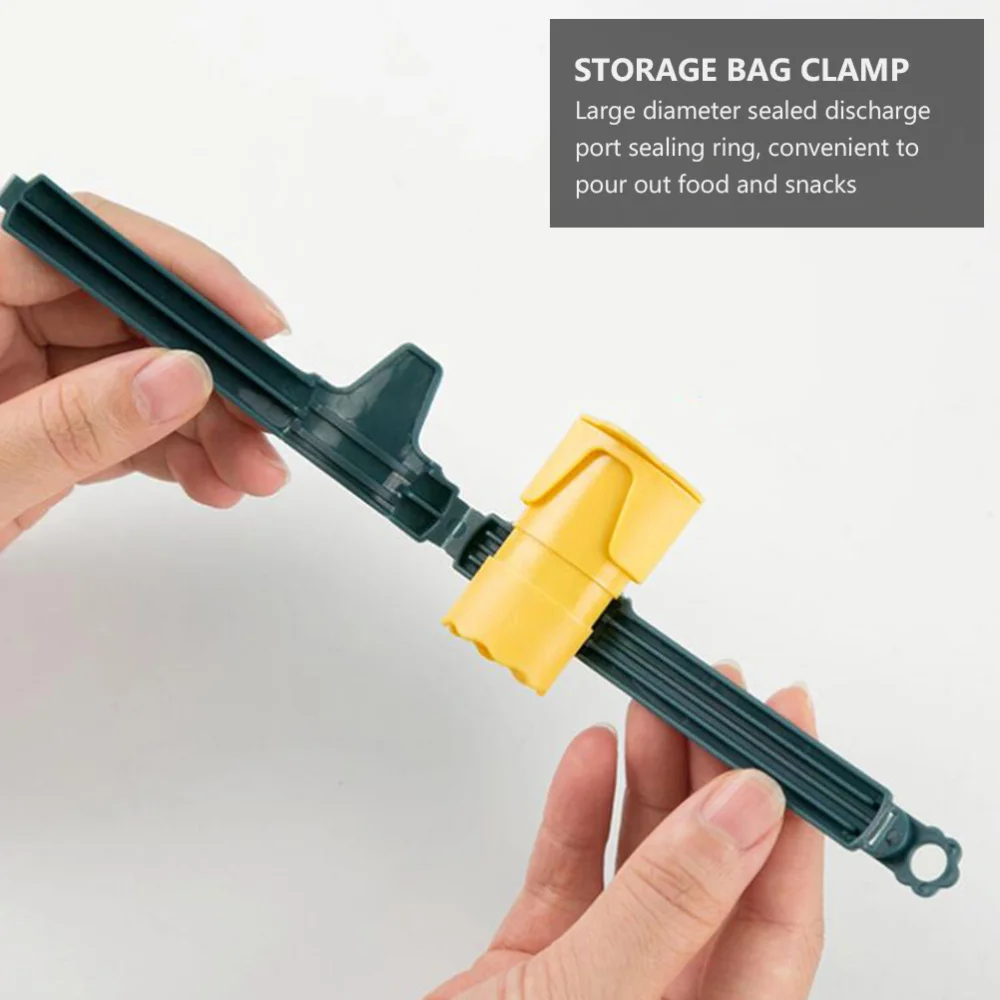 

3pcs Moisture-proof Seal Clip Discharge Port Sealer Food Bag Sealing Clamp