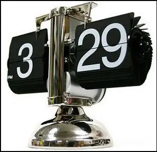 Ретро настольные часы из нержавеющей стали