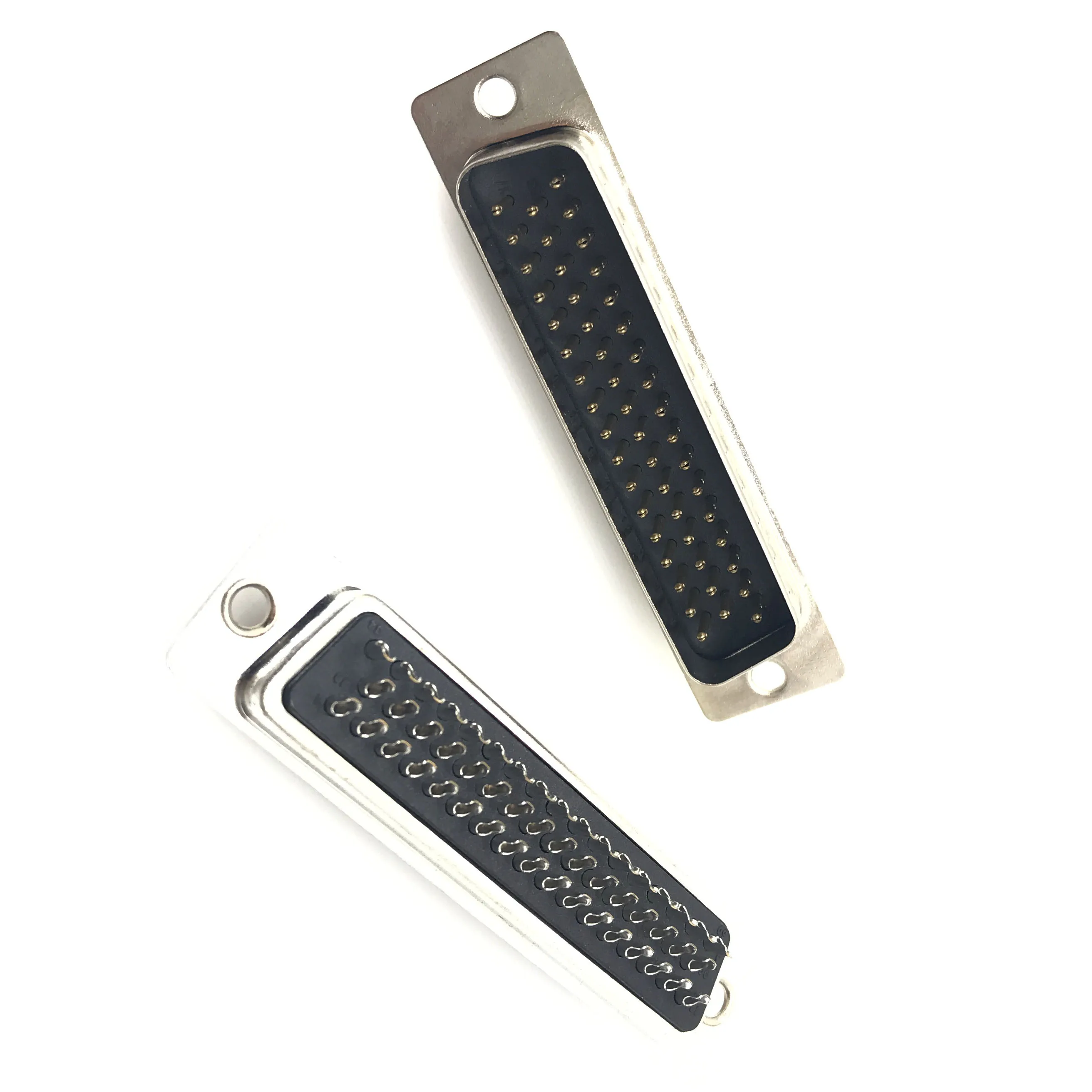 10 шт. DB50 3 рядное отверстие Женский/мужской штекер разъем RS232 последовательный