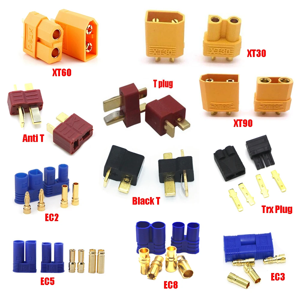 1020 штук xt60 xt 60 xt30 t ec2 штекерно разъемы