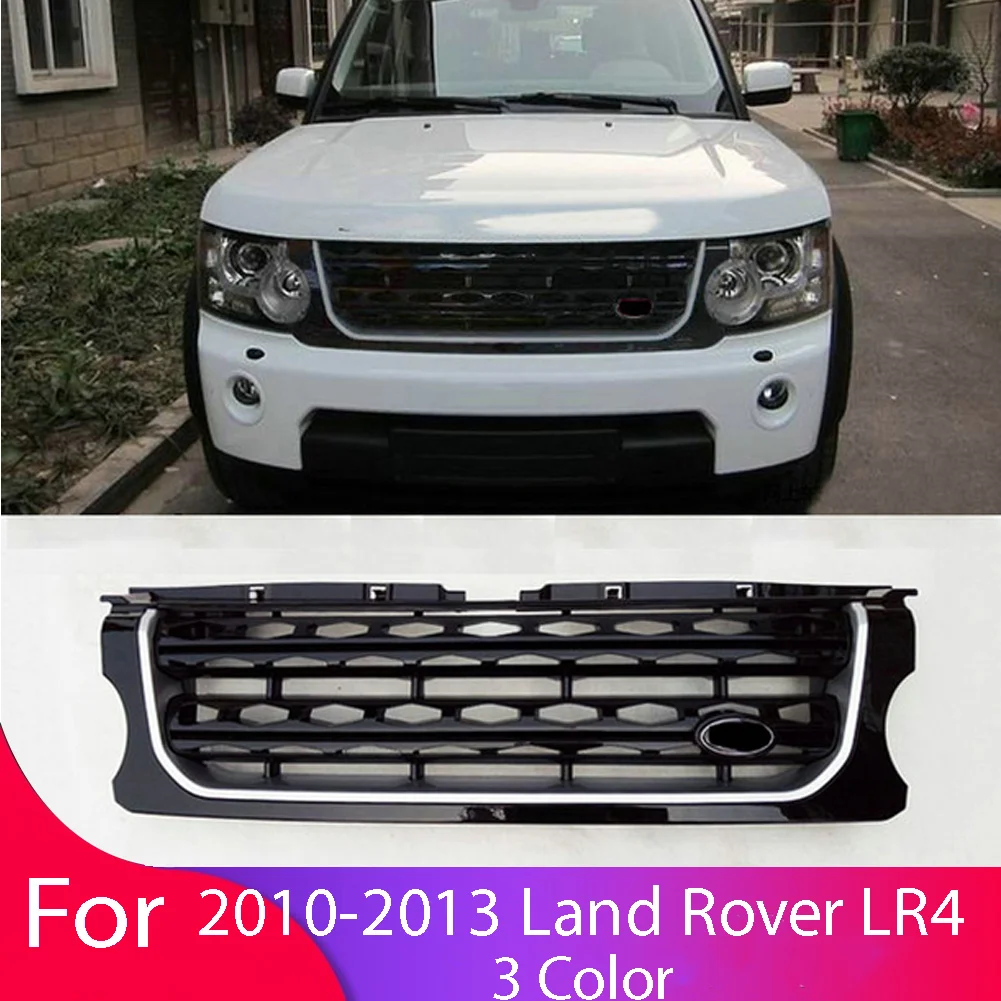 

Для Land Rover Discovery 4 LR4 2010 2011 2012 2013 L319 автомобильный аксессуар передний бампер решетка Центральная панель Стайлинг верхний гриль 10-13