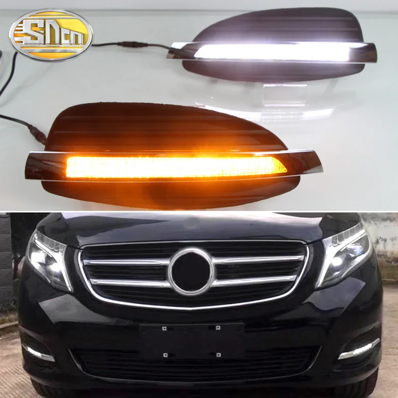 Для Mercedes Benz V Class Vito V250 V260 2016 2017 светодиодный дневные ходовые огни дневной свет