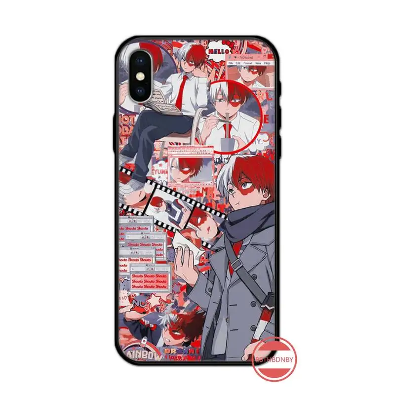 

Shoto Todoroki boku no My hero academia Phone Case for iPhone 11 12 pro XS MAX 8 7 6 6S Plus X 5S SE 2020 XR