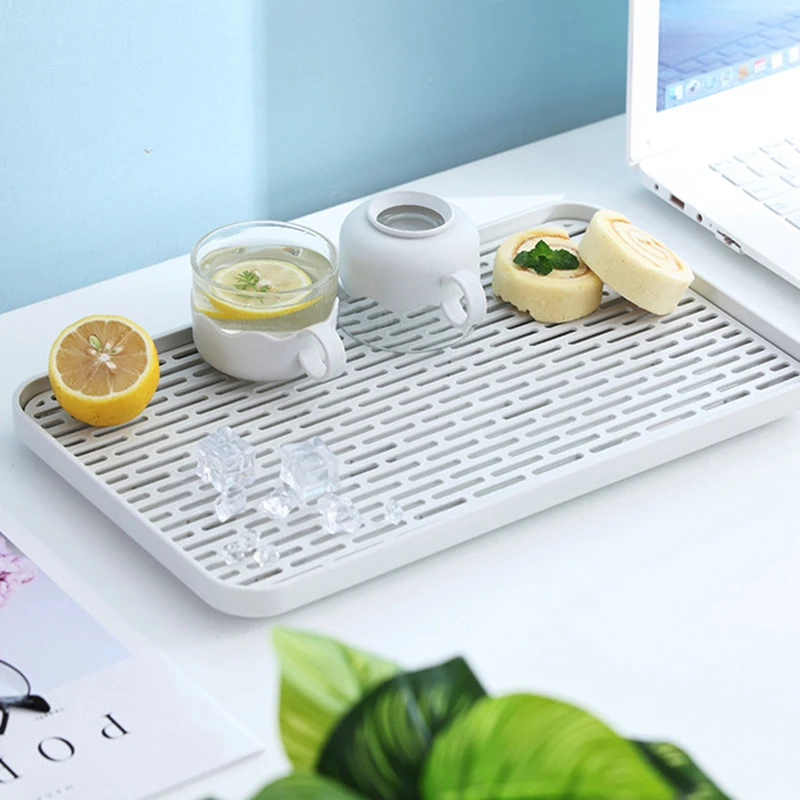 Кухонный Органайзер поднос для хранения чашек двойной стеллаж слива фруктов и