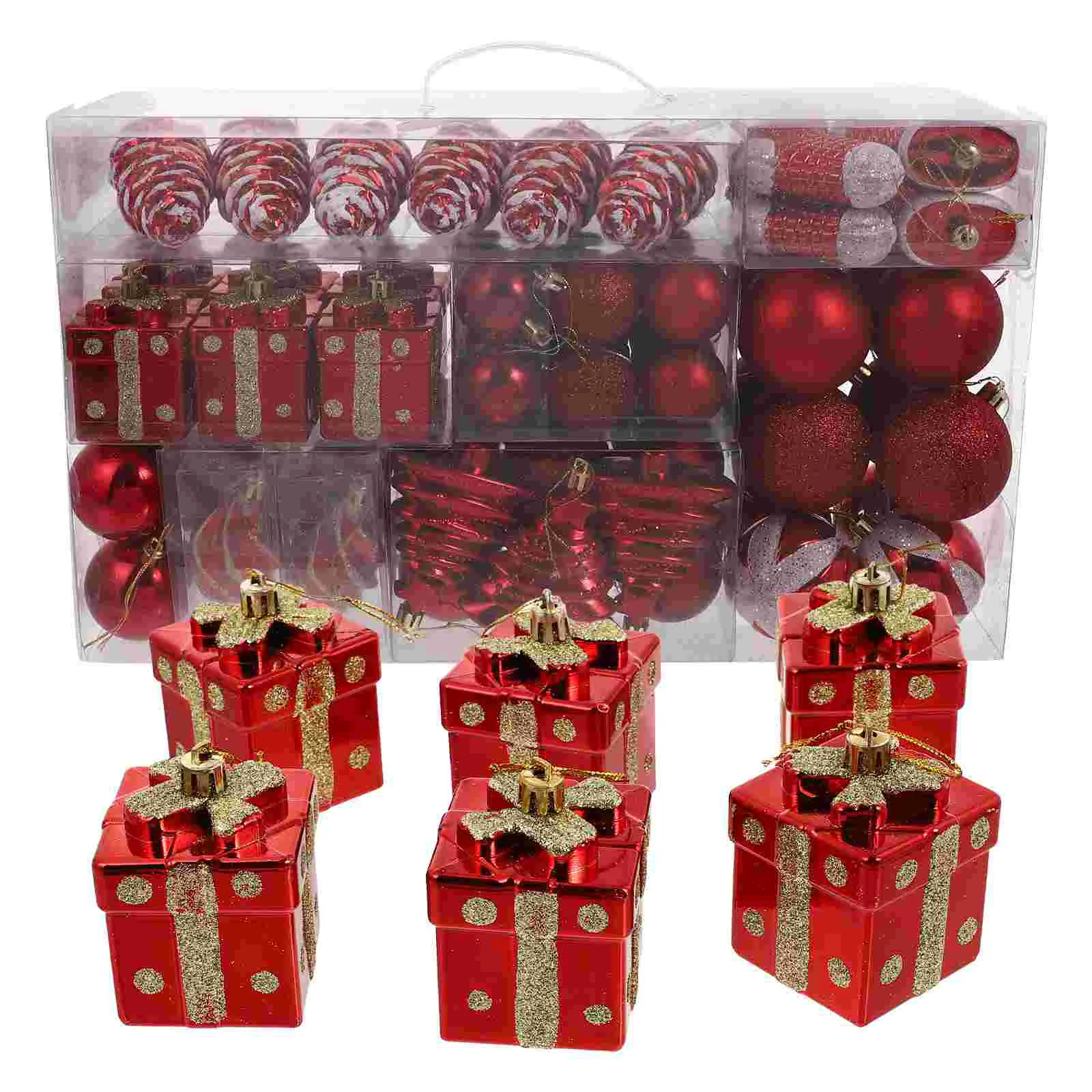 

70 Pcs Colorful Christmas Decoration for Christmas Tree Ornaments