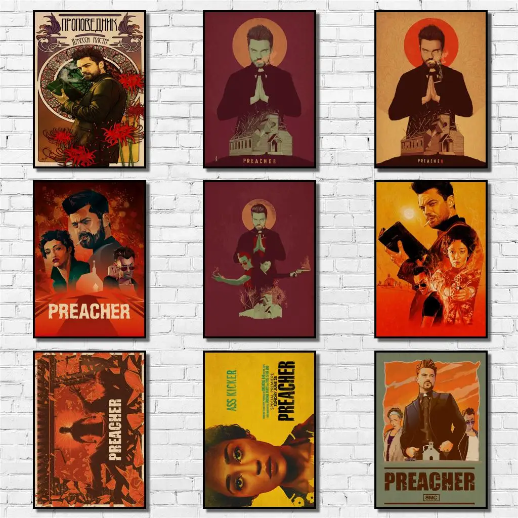 48 дизайнов ТВ-шоу, раньше, наклейка для дома, искусство, картина для кофейни, бара