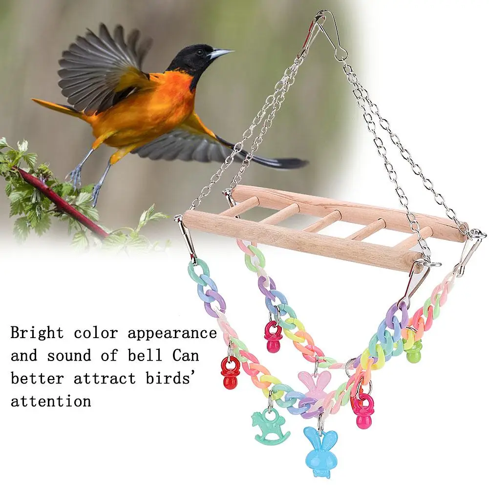 Попугай игрушки из дерева Птицы стоя Жевательная стеллаж для выставки товаров