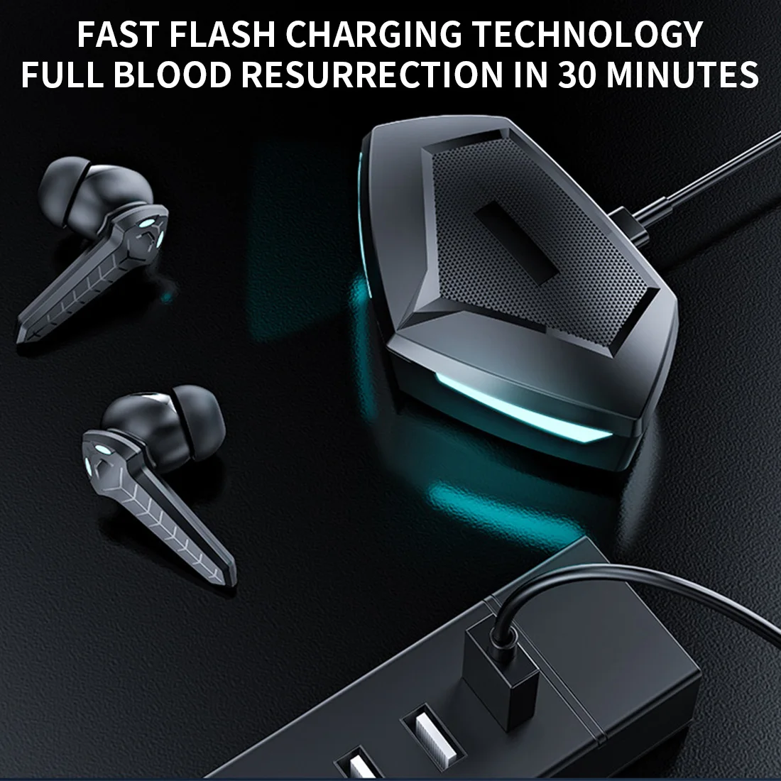 Игровая гарнитура с неиндуктивной задержкой Беспроводная Bluetooth-совместимая