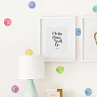 29 шт.компл. Наклейка на стену в горошек для детской комнаты, 7 см, цветная круглая наклейка на стену, милые художественные наклейки для детской спальни, подарок