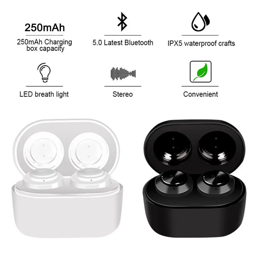A6 Bluetooth гарнитуры против Redmi Airdots беспроводные наушники 5 0 TWS с шумоподавлением