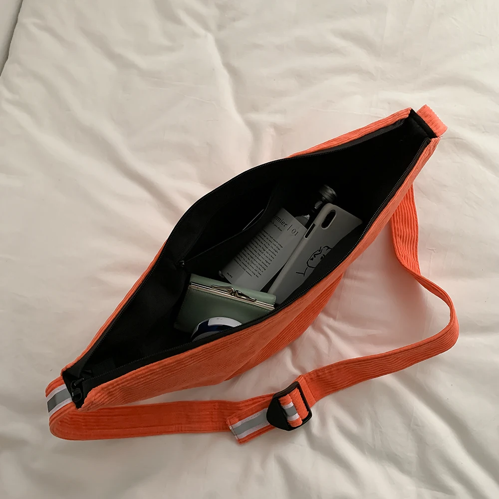 Вельветовая поясная сумка для женщин дизайнерская холщовая забавная модная