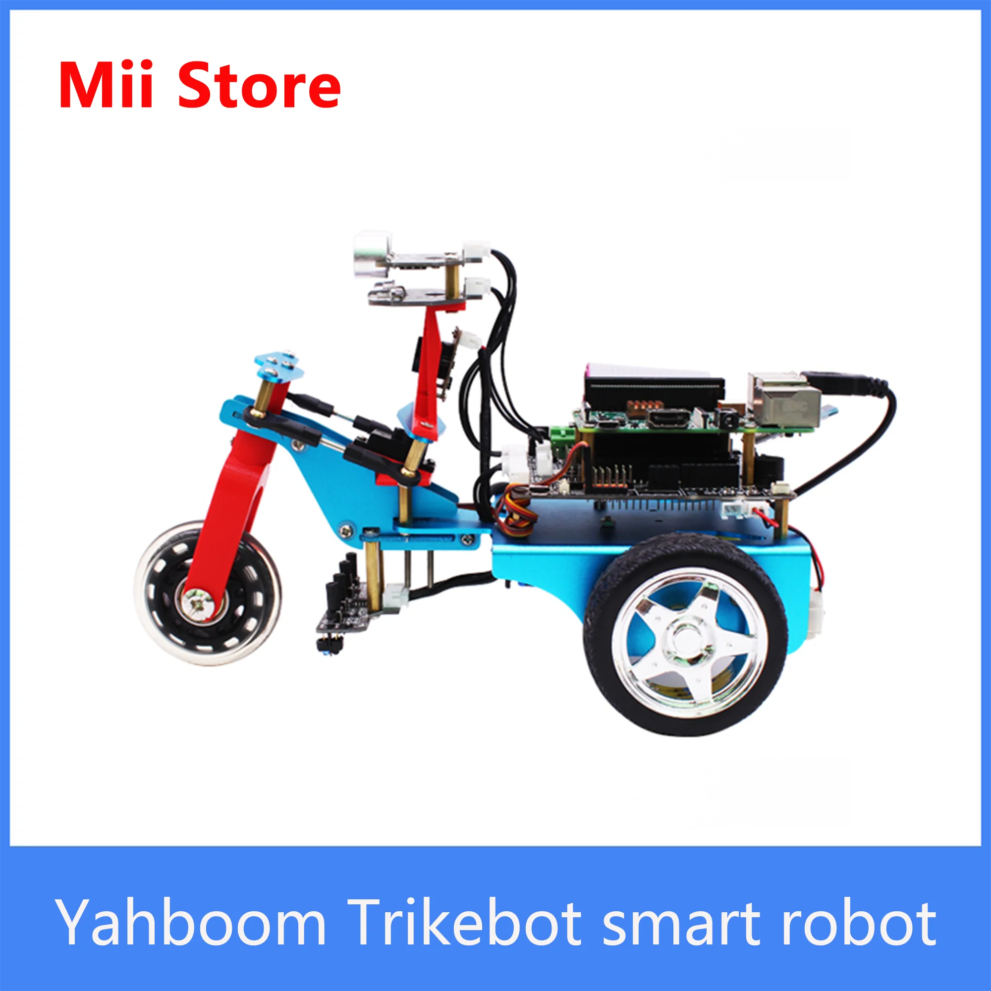 Паровое Программирование 3WD умный робот автомобильный комплект для Raspberry Pi 3B +/4B С