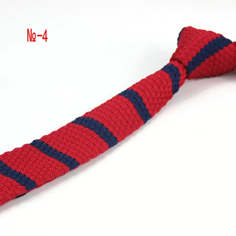 Мужской облегающий галстук вязаный в полоску 5 см новинка 2018|Мужские галстуки и