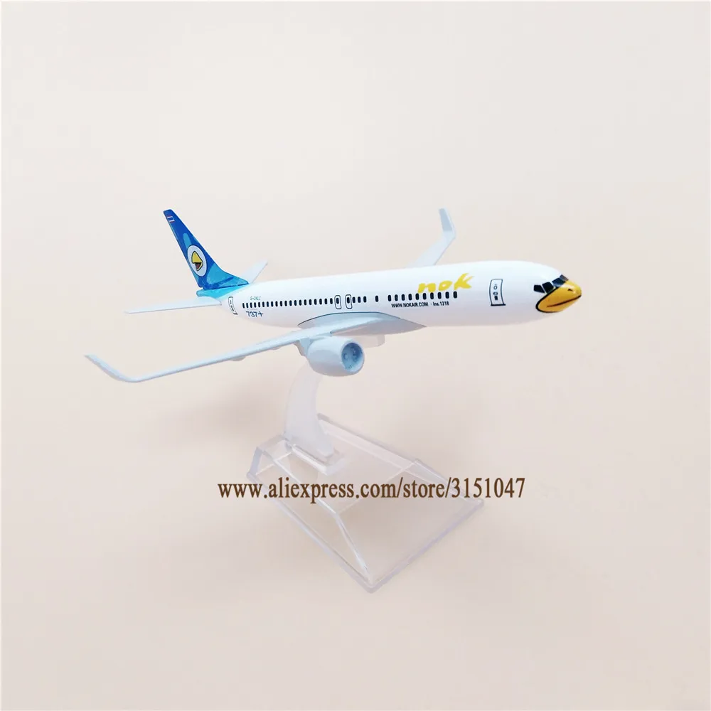 Белый тайский NOK эйр B737 Boeing 737 NOKAIR дыхательные пути модель самолета сплав металла