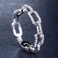 megin d hot sale romantic simple zircon gold planting copper rings for men women couple friend fashion design gift jewelry