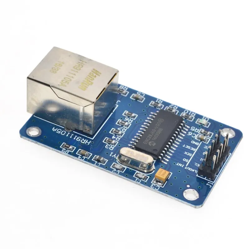 ENC28J60 для сети Ethernet LAN модуль платы 25 МГц кристалл AVR 51 LPC STM32 3 V ENC28J60-I/SO | Освещение