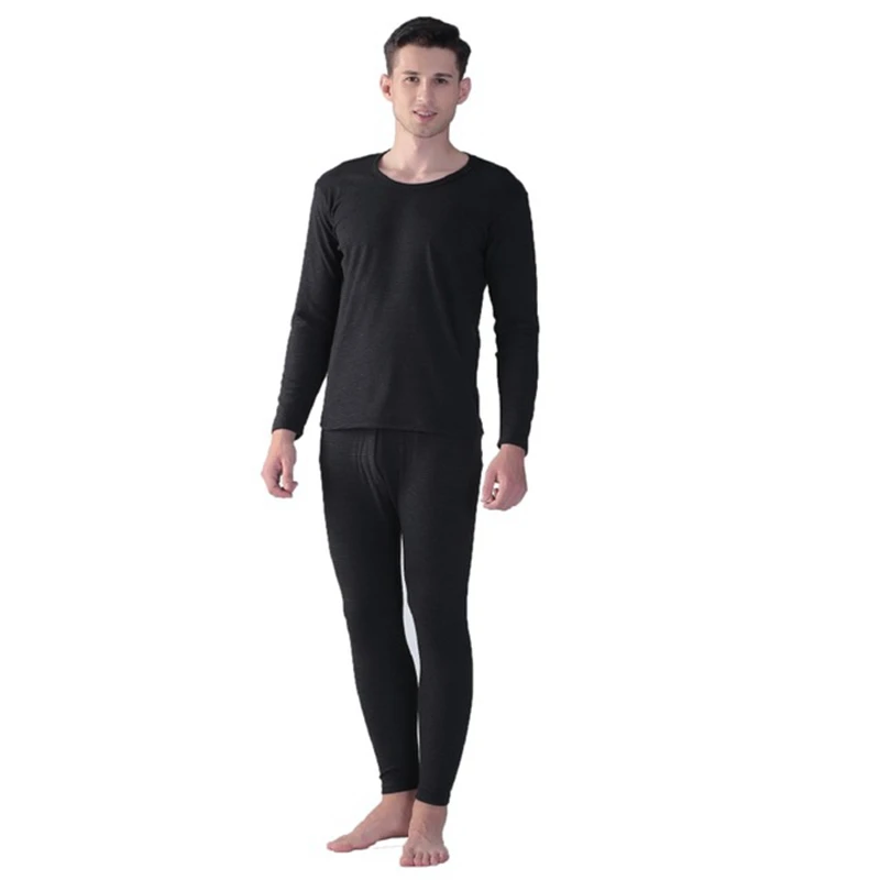 Мужское термобелье в полоску осенне зимние свободные штаны большого размера