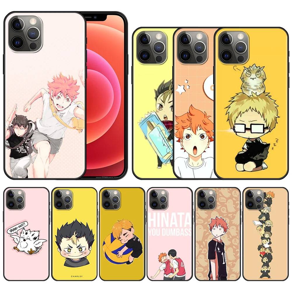 

Phone Case For Apple iPhone 11 13 12 Pro Max Mini X XS XR 6 6S 7 8 Plus 5 5S SE(2020) Fundas Coque Volleyball Anime Haikyuu