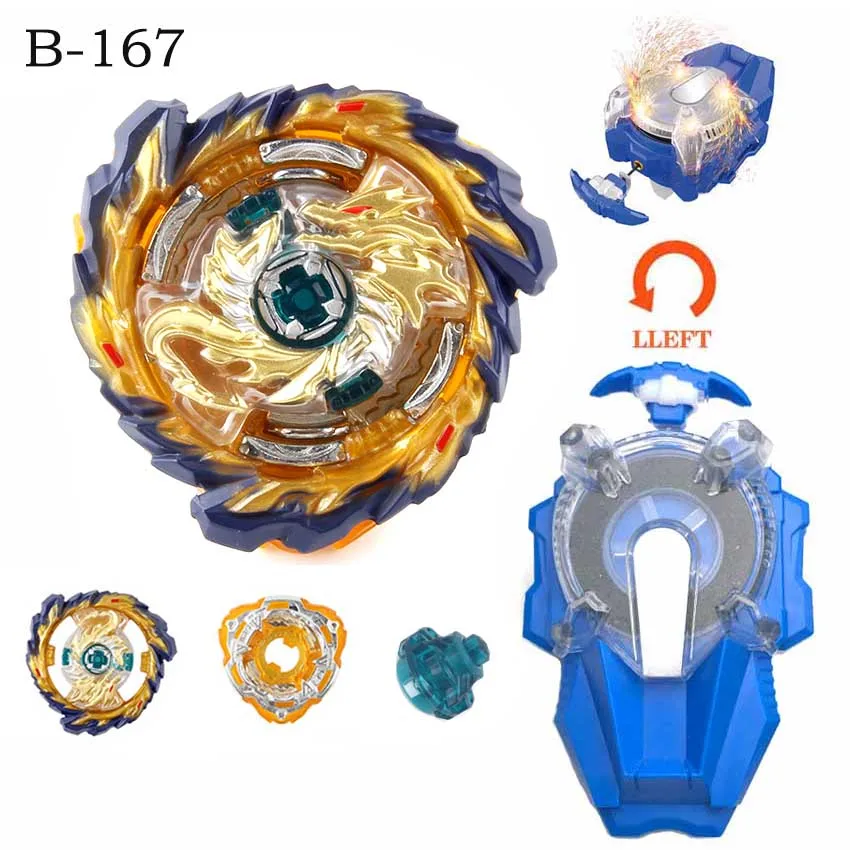 Топы взрыв пусковые установки Beyblade игрушки GT B-167 B-163 B-164 bables бейблэйд Металл fusion
