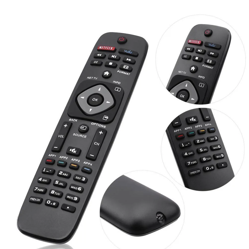 Television Portable DVD Stable Video Remote Control Universal Replacement Accessories for Phillips URMT39JHG003 YKF340-001 | Электроника