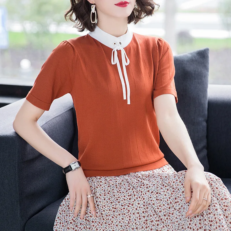 

T Shirt Women Clothes 2020 Fashion Tee Top Fashion yellow Cotton Ladies Tee Shirt