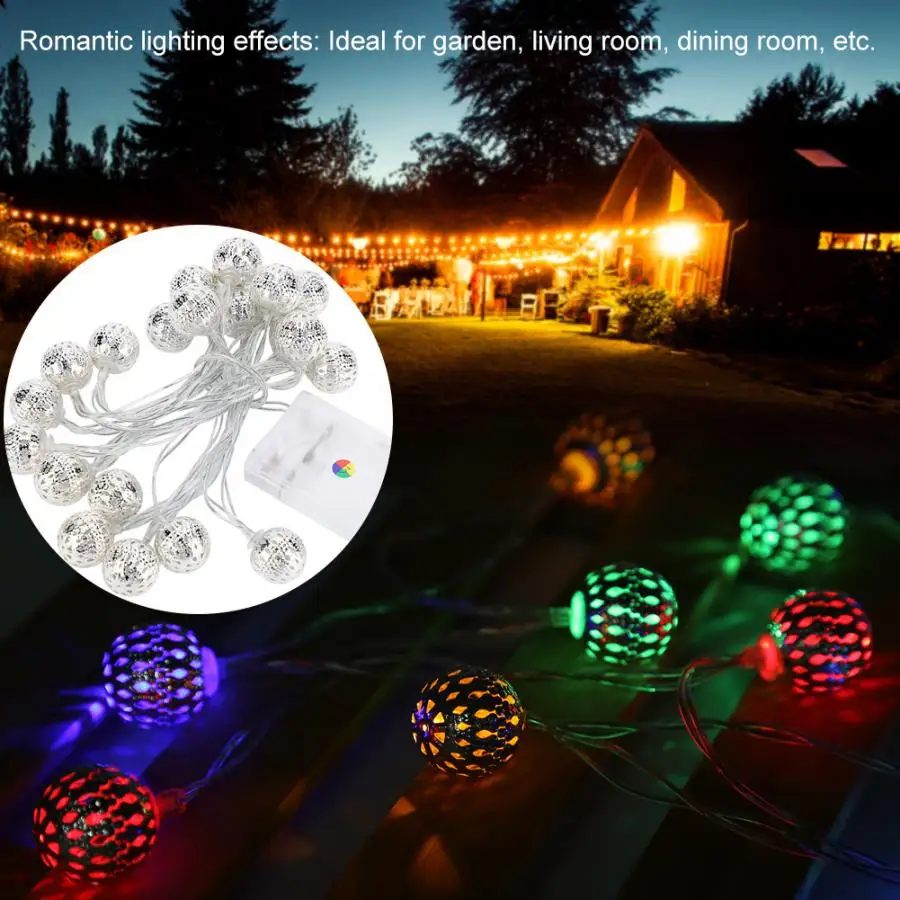 Светодиодный энергосберегающий теплый светильник 2 5 м 20 для сада спальни лужайки