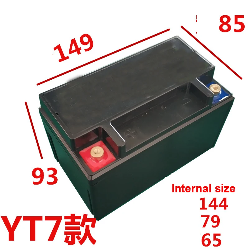 Чехол для аккумулятора мотоцикла YT4 YT5 YT7 высокое качество АБС-пластик 3 шт. 12 В 7 а/ч