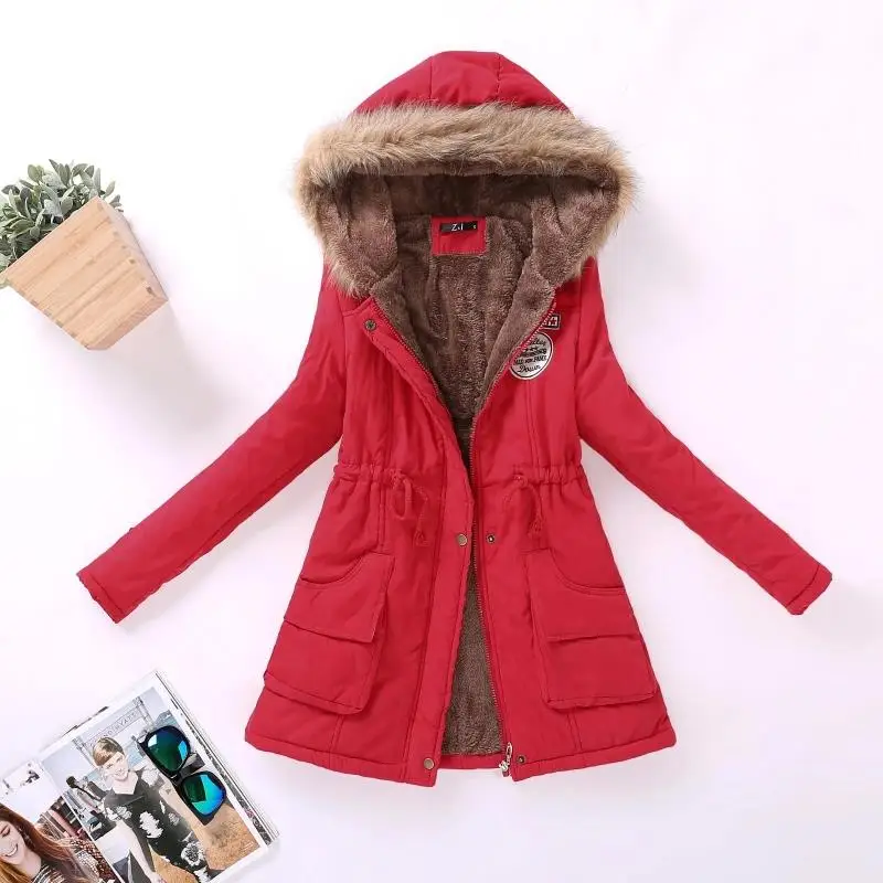 

New Autumn Winter Women Cotton Jacket Padded Casual Slim Coat Hooded Parkas Size winter clothes women winter coat women
