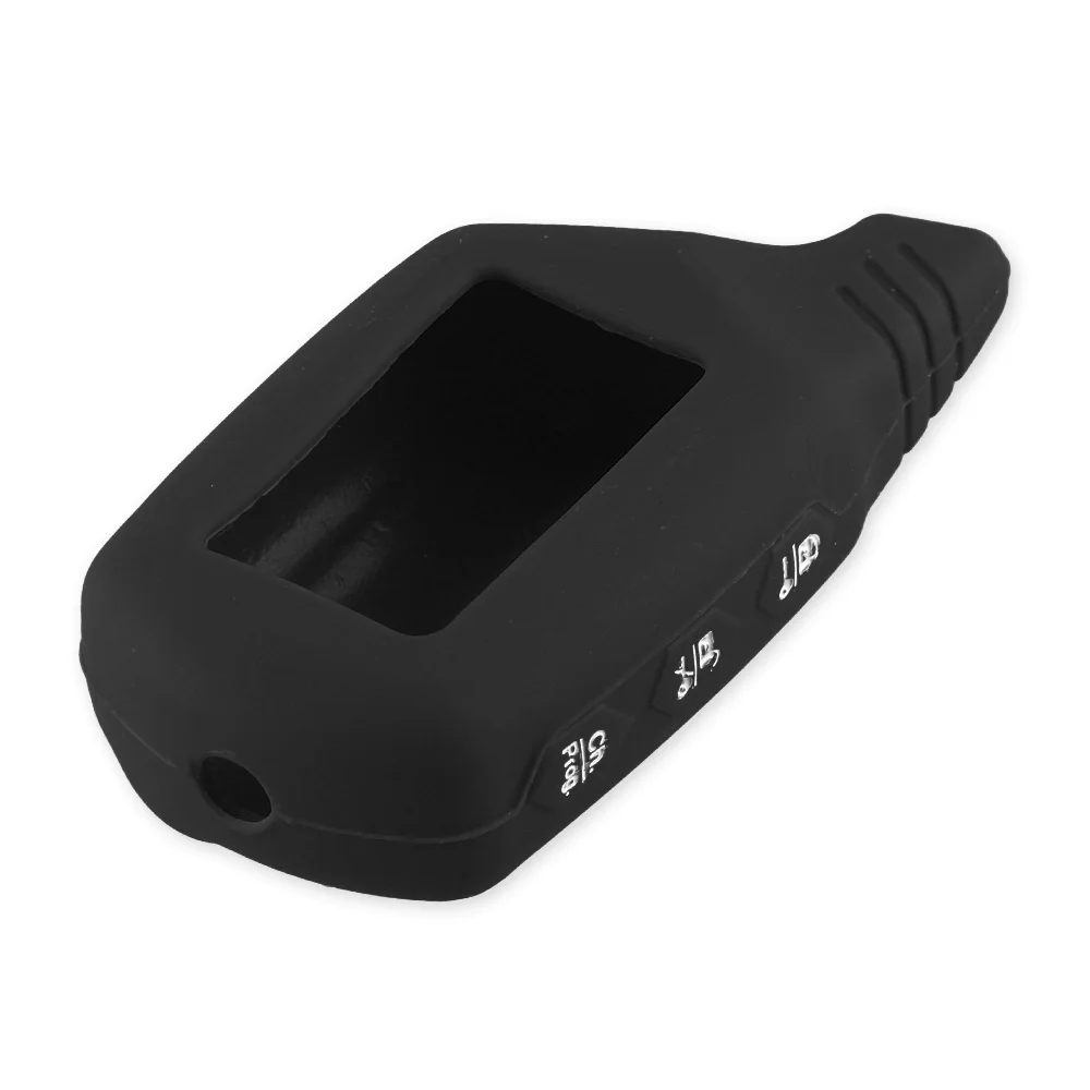 

Чехол для автомобильного ключа KEYYOU, силиконовый чехол для Starline B9 B6 A91 A61 LCD KGB FX-5 ez Jaguar-one, брелок для ключей, двухсторонняя сигнализация