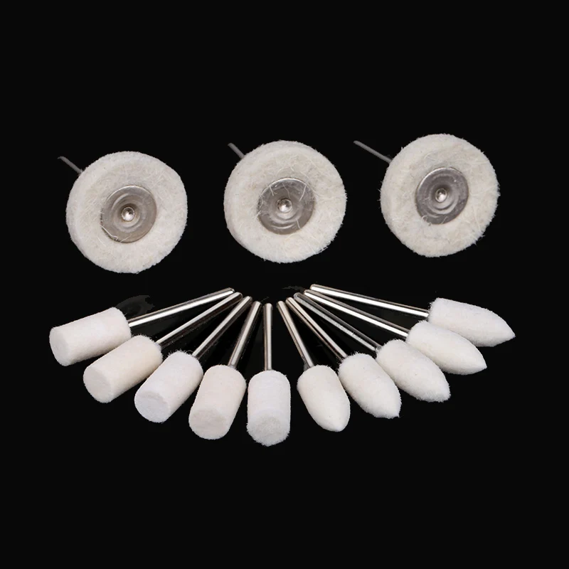 10 шт. стоматологическое лабораторное гладкая полировка шерсть шлифовальные буры