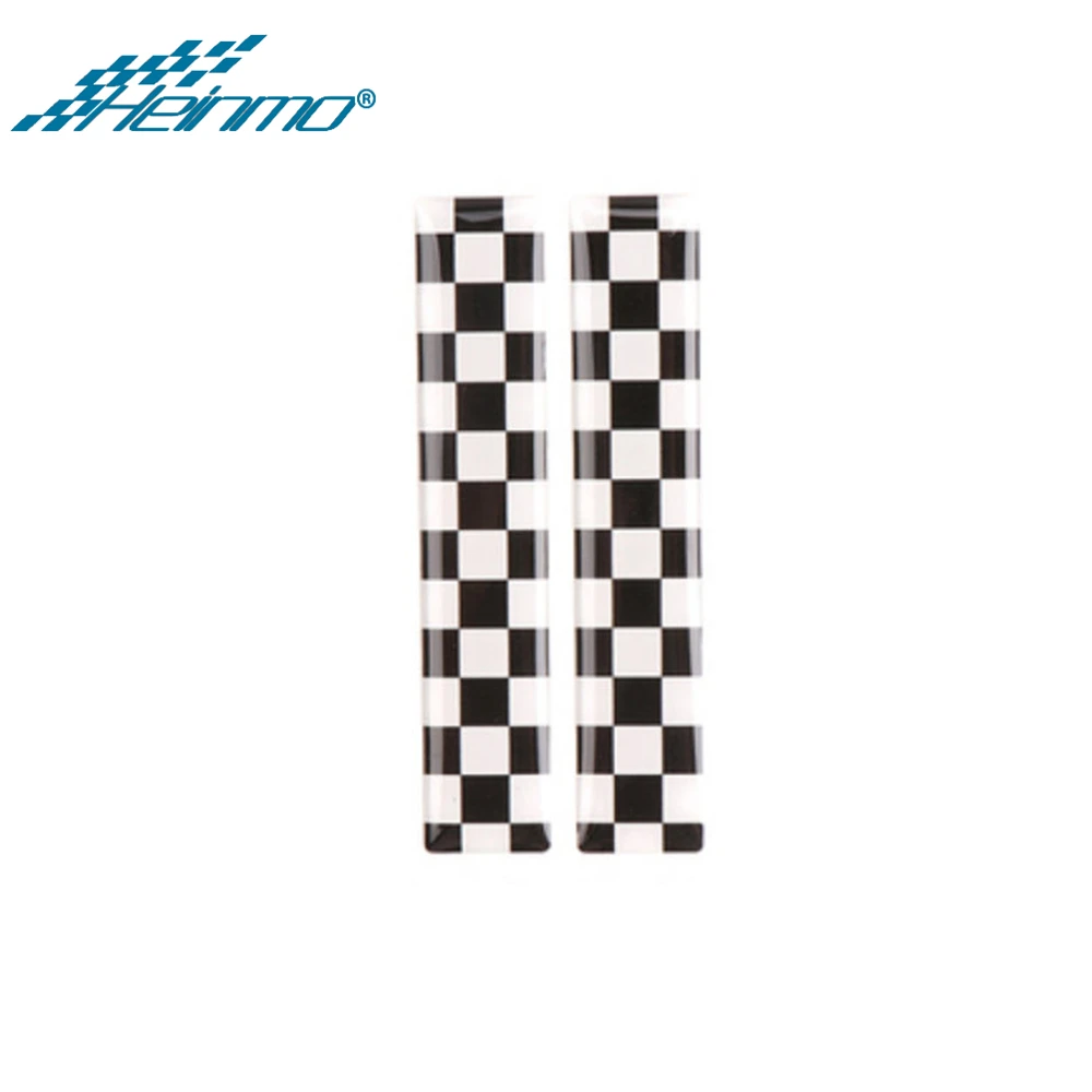 Checker Для MINI Cooper F60 F56 F55 F57 Автомобильный Интерьер Передняя вытяжная дверная ручка наклейка для MINI Clubman F54 стильные украшения Аксессуары - Название цвета: Checker