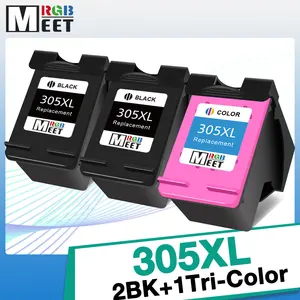 remanufactured ink cartridge for hp305 xl hp305xl compatible for hp deskjet 2710 2720 4110 4120 4130 6010 6020 6030 printer free global shipping