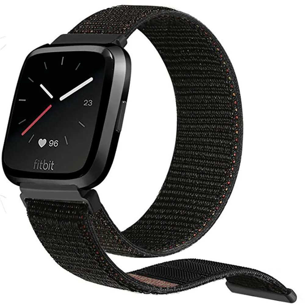 Спортивный сменный нейлоновый ремешок для Fitbit Versa 2, дышащая Регулируемая петля, ремешок для часов Fitbit Versa Lite Smart Watch