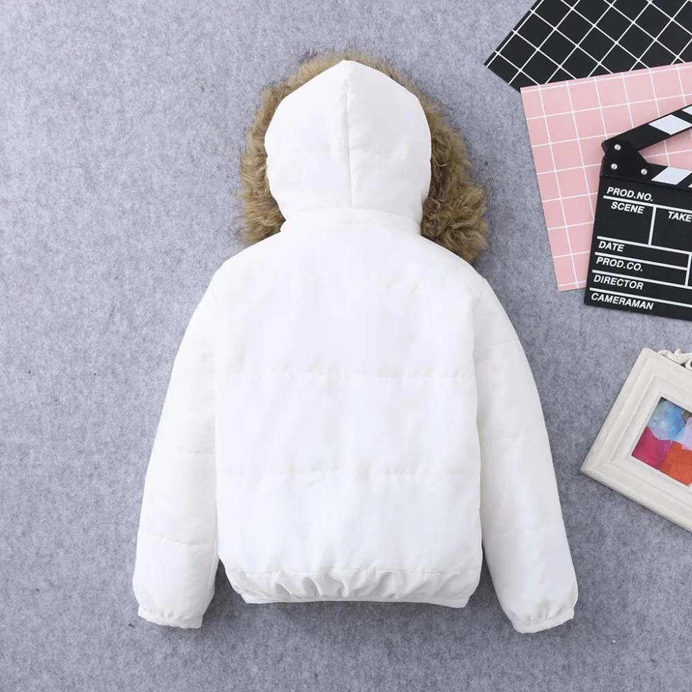 Baby Girl Boy Clothes Kids Winter Jacket For Kids Girls Solid Hoodie Baby Winter Coat Cute Warm Baby Boy Winter Jackets Girls