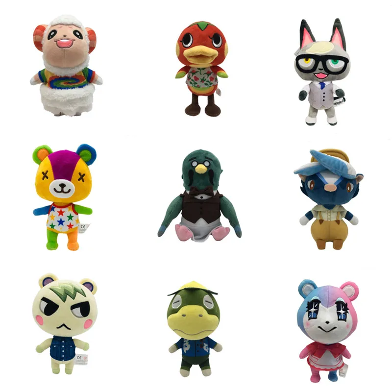 

20Cm Kawaii Animal Crossing Plush Toys Cartoon Dolls Raymond Punchy Diana Celeste Marshal Stuffed Toys for Children Gifts