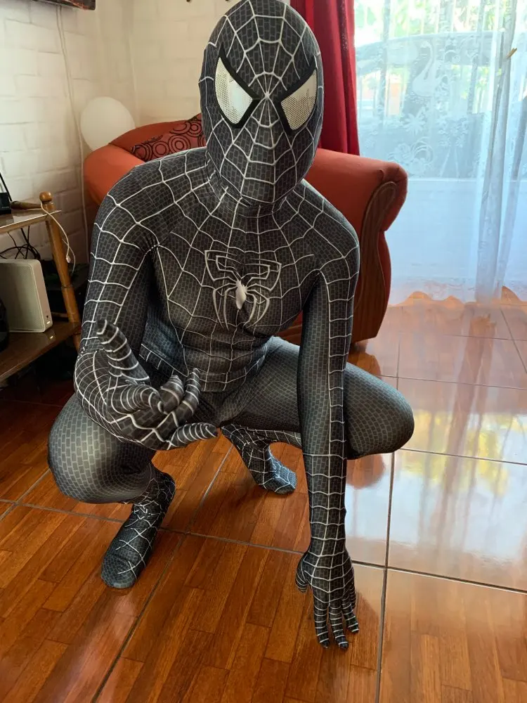 Новейший костюм на Хэллоуин Удивительные 3 черные колготки Веном для косплея