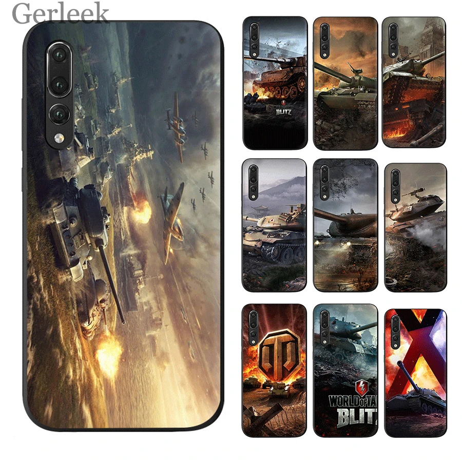 Флип чехол для Huawei Y6 Y5 2017 Y7 Prime 2018 Y9 2019 world of tanks|Бамперы| |