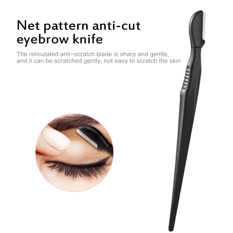 

5Pcs/Set Style Eyebrow Trimmer Epilator Facial Razor Razor Eyebrow Scissors Comb Sharp Portable Set Makeup Tool