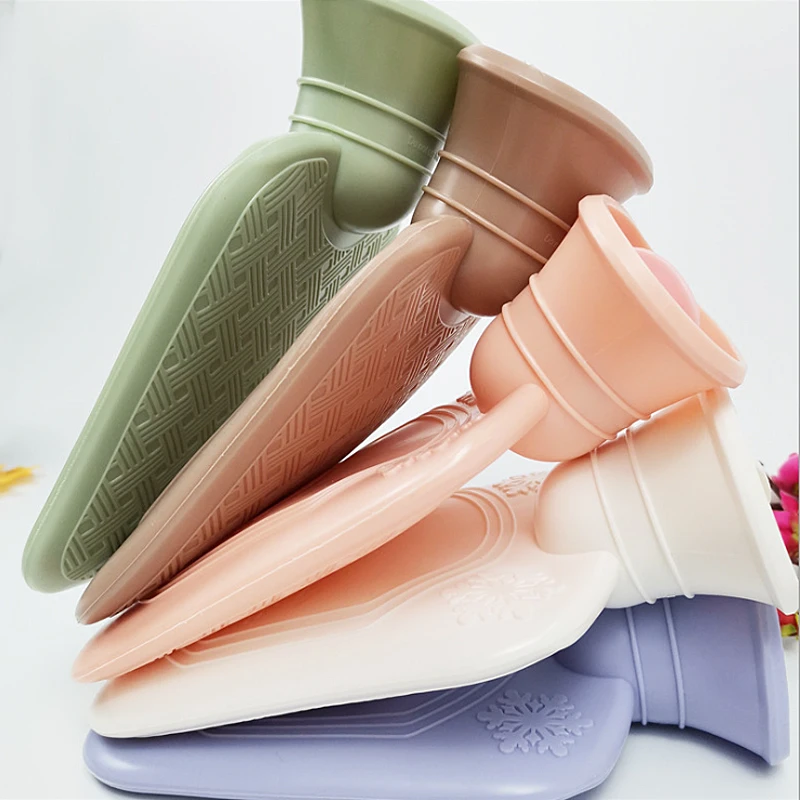 бутылка для воды Многоразовая грелка рук милая с горячей водой 1000мл/500мл