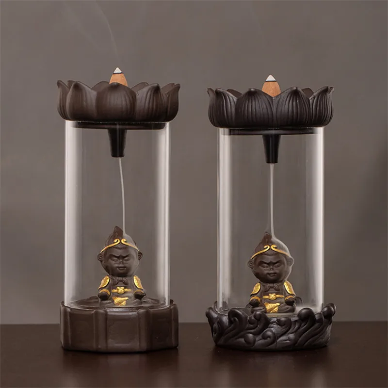 Домашний декор Обезьяна Король ветрозащитная с задней крышкой ладана фэн шуй